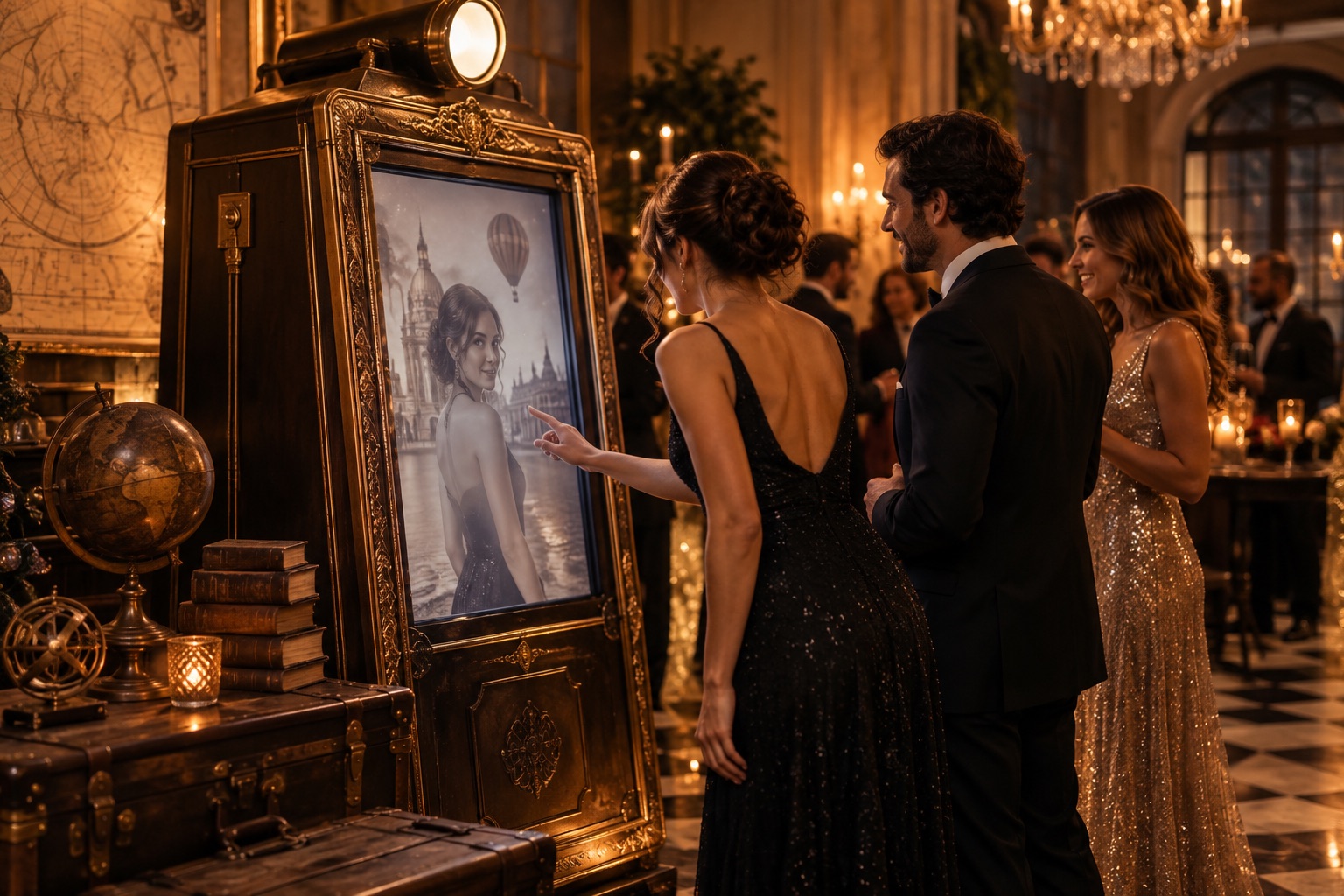 Visuel d’illustration : Animation photobooth IA voyage dans le temps