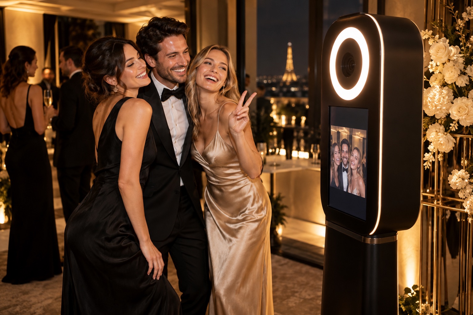 Visuel d’illustration : Location de borne selfie