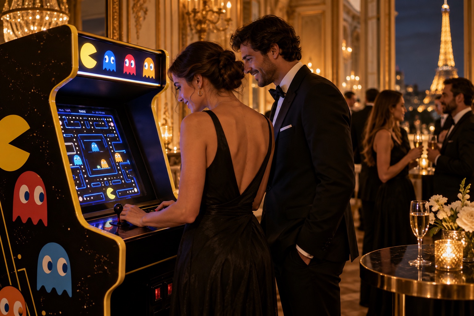 Visuel d’illustration : Location de borne arcade rétro Pac-Man