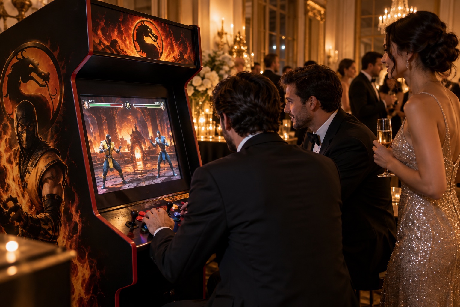 Visuel d’illustration : Location de borne arcade rétro Mortal Kombat