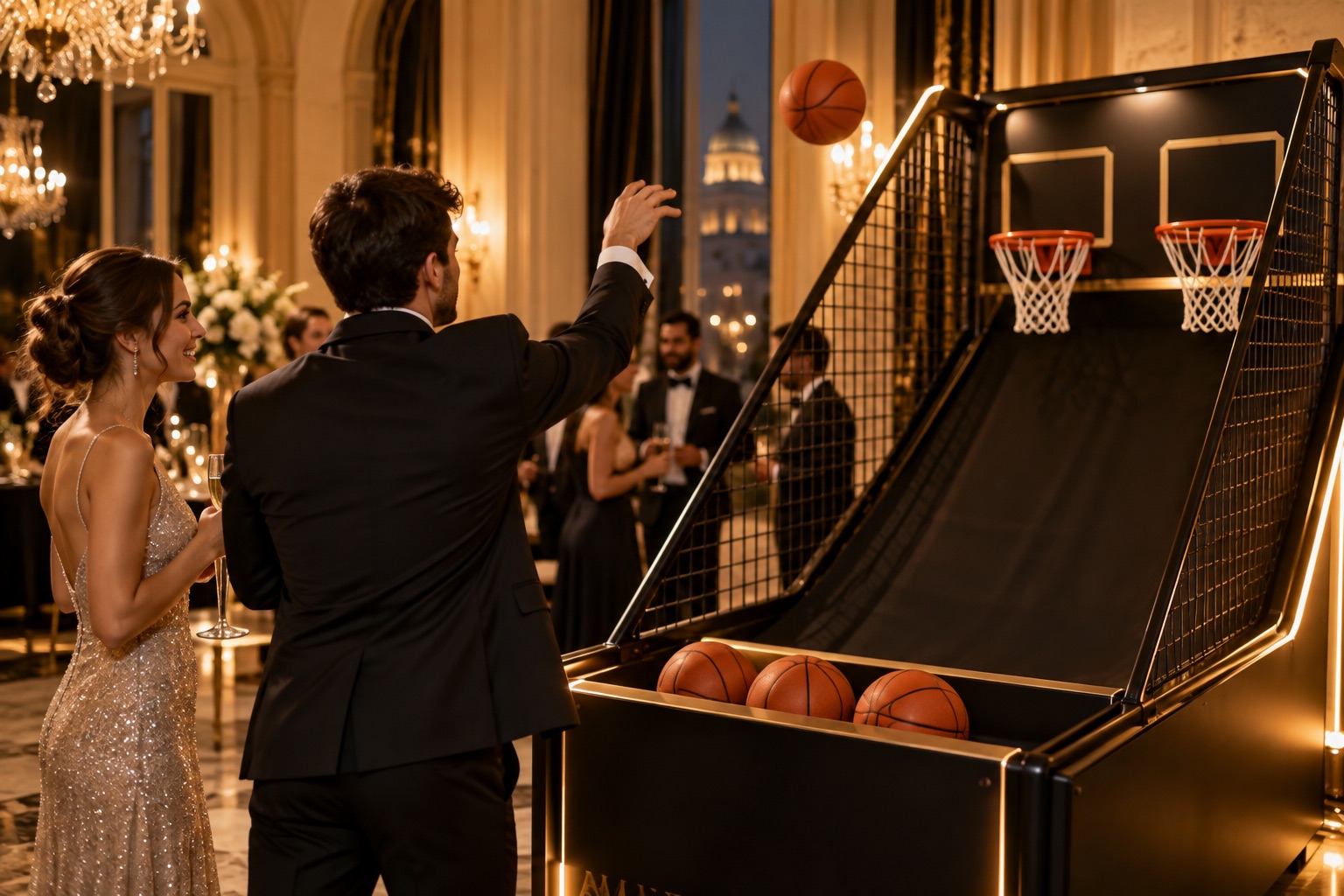 Visuel d’illustration : Location de borne de basket à tirs chronométrés