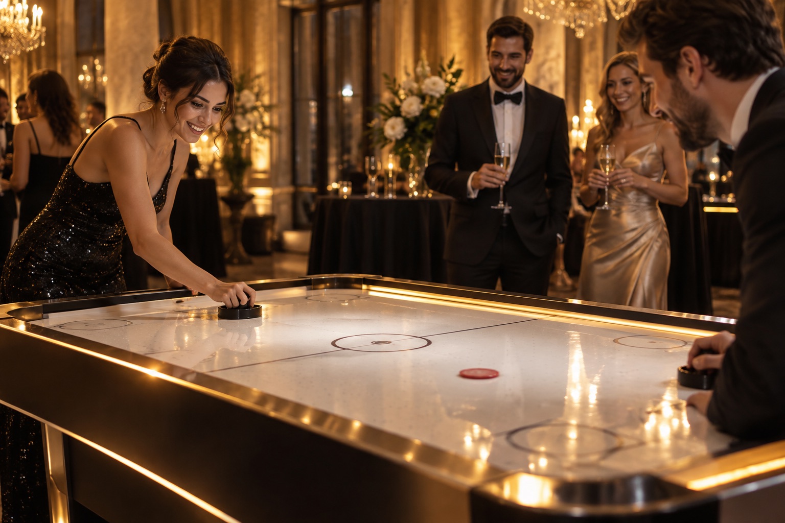 Visuel d’illustration : Location de table d'air hockey