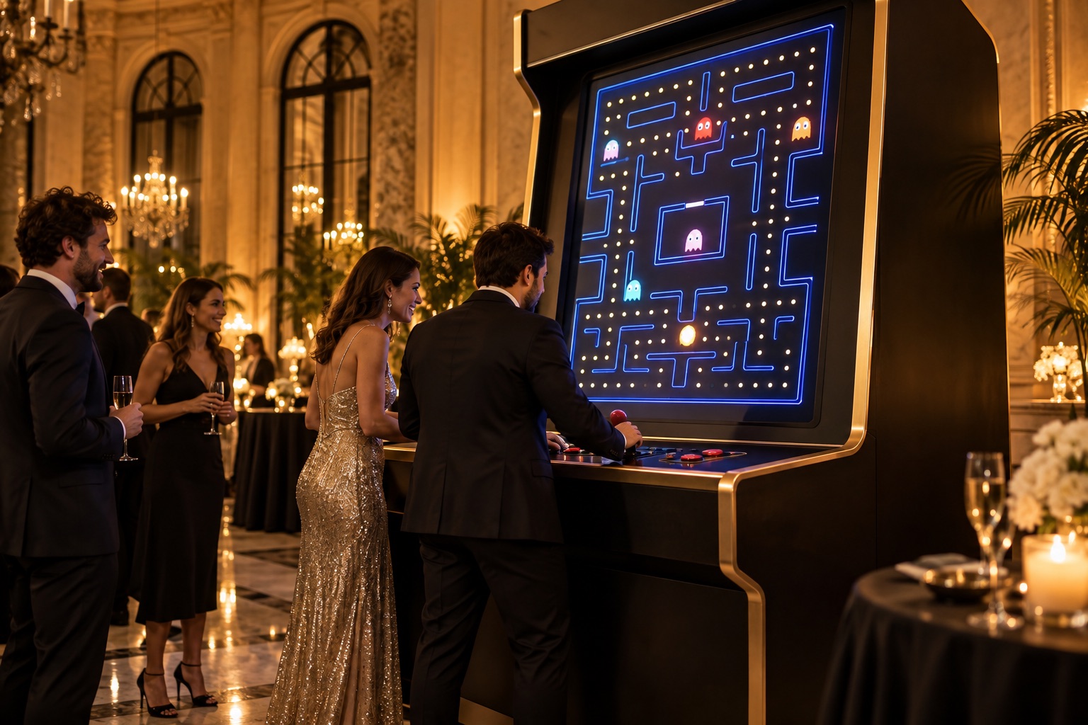 Visuel d’illustration : Location de borne arcade géante Pac-Man