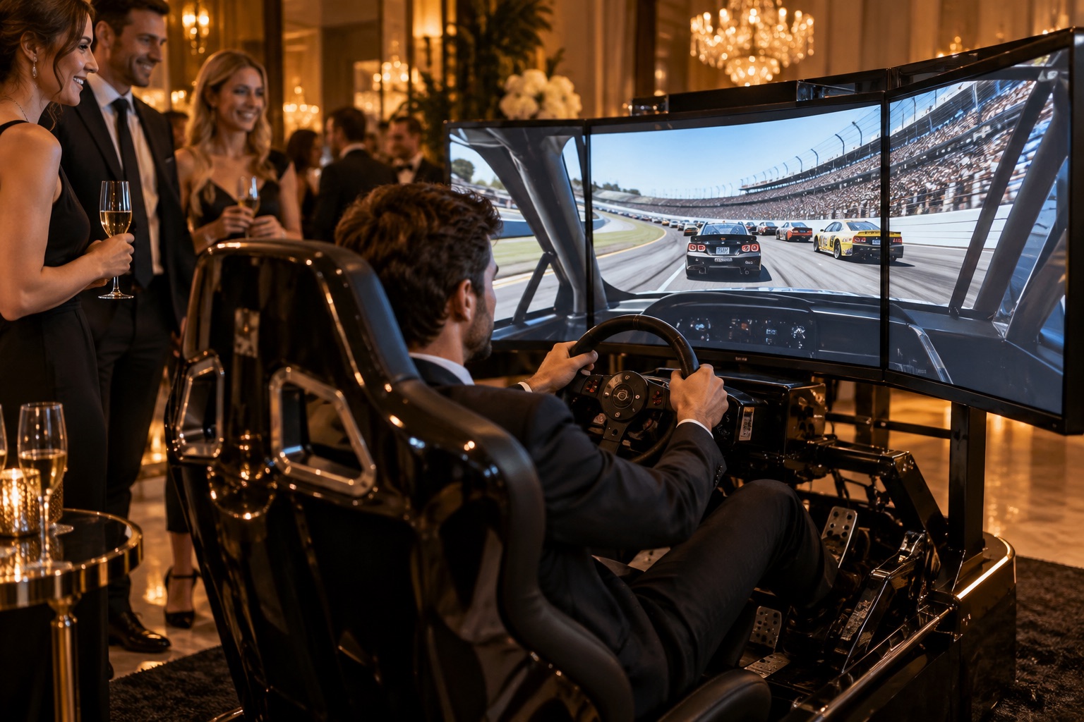 Visuel d’illustration : Location de simulateur voiture de course