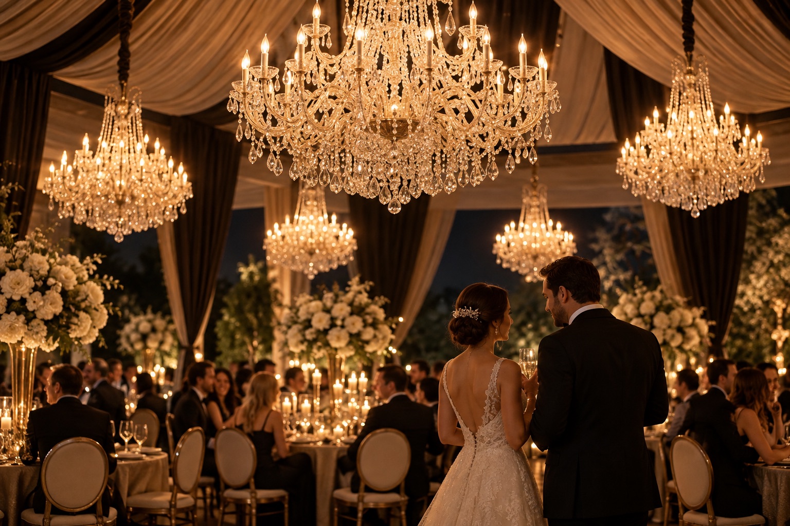Visuel d’illustration : Location de lustre mariage
