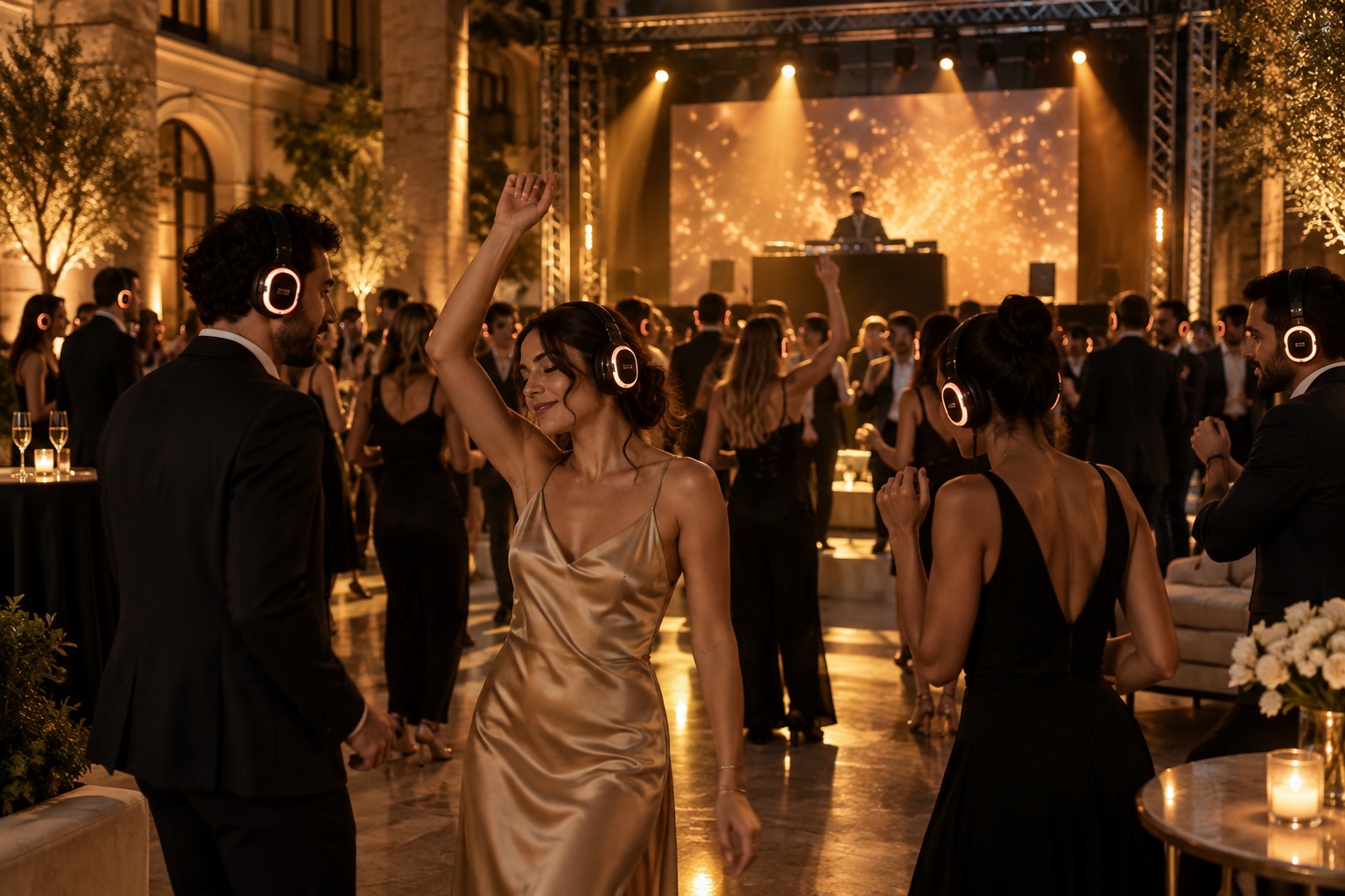 Visuel d’illustration : Location de casque silent disco