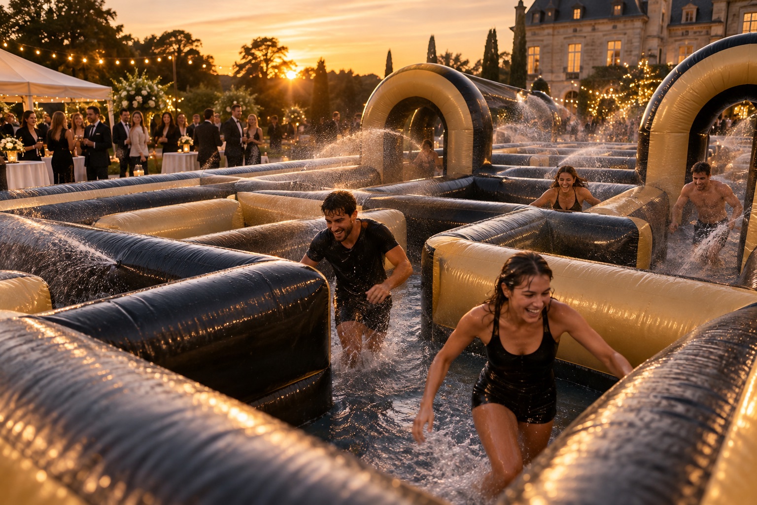 Visuel d’illustration : Location de jeu d'eau gonflable